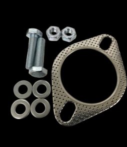 2.5" Exhaust Flange Gasket and Fitting Kit M10 Nuts & Bolts (Pack of 10)