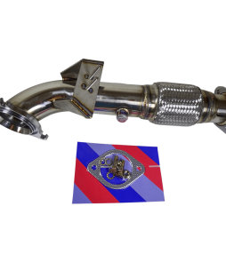 Ford Fiesta Mk7 ST180/ST200 JA8 1.6 3" Exhaust Downpipe 13-17