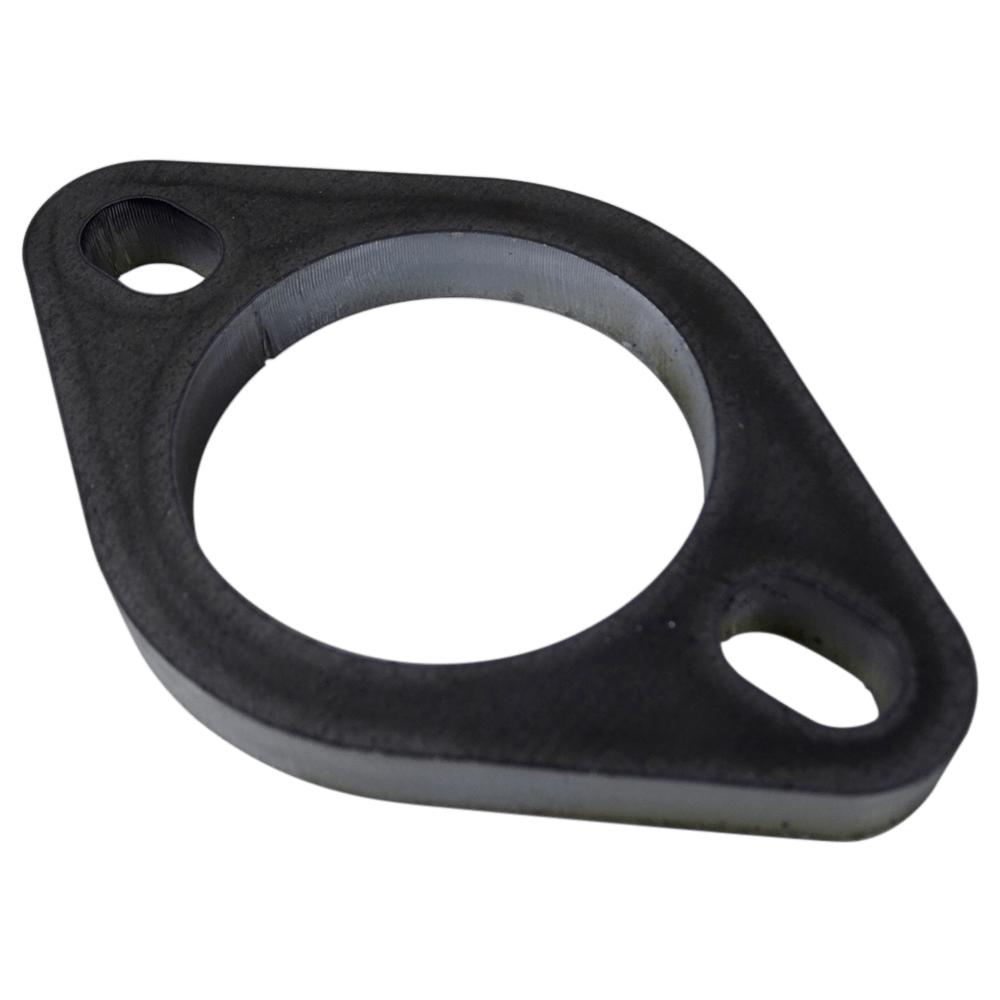 2" Bore Mild Steel Exhaust Flange with 2 x Elongated Holes, 10mm Thick