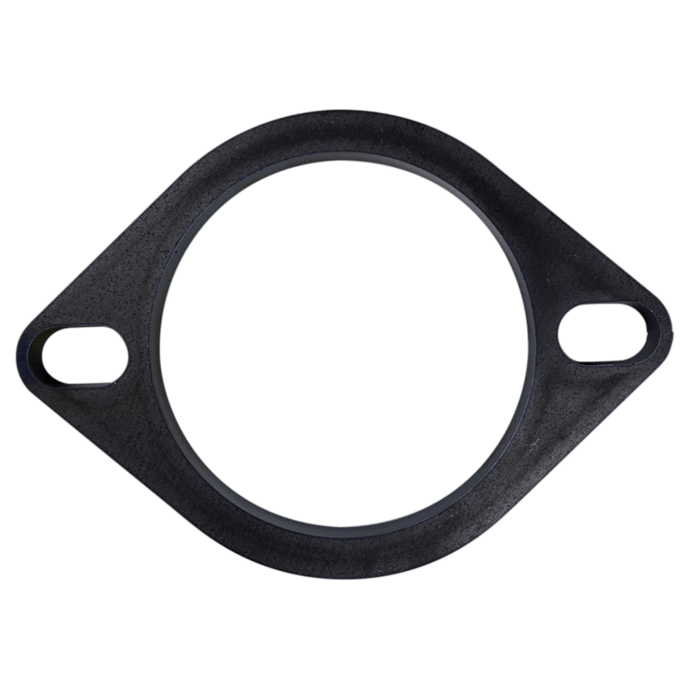 3" (76.2mm) Bore Mild Steel Exhaust Flange with 2 x Elongated Holes, 10mm Thick