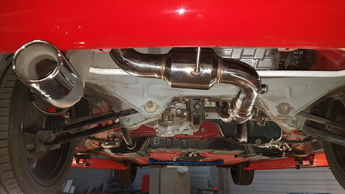 Toyota MR2 Spyder 1.8 Performance Stainless Exhaust Downpipe + 100 Cell Sports Cat