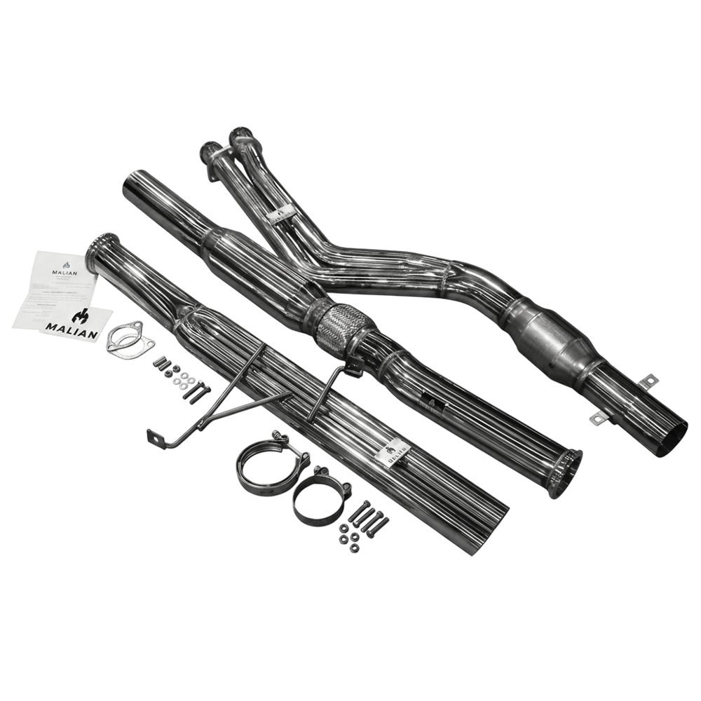 BMW 3-Series 320i/323i/325i/328i/330i E46 3" Shotgun, Manifold Back Exhaust w. Sports Cat, 99-06