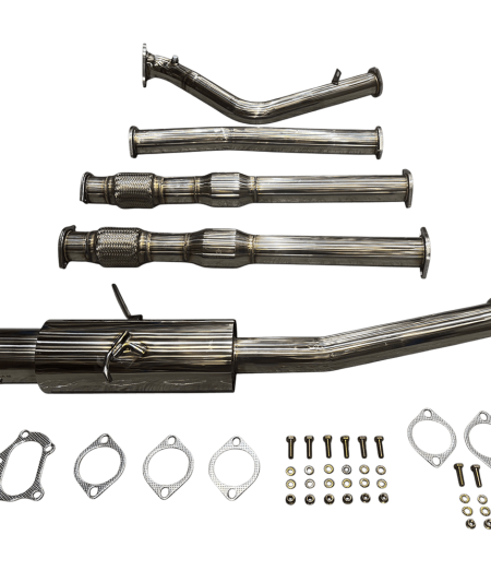 Subaru Impreza Bugeye WRX 3" Exhaust Full System + Sports Cat, 00-03