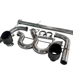 Mazda MX5/Miata 1.6/1.8 NA Dual Exit Carbon Tailpipes Catback Exhaust, 89-96