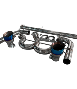 Mazda MX5/Miata 1.6/1.8 NA Dual Exit Burnt Tailpipes Catback Exhaust, 89-96