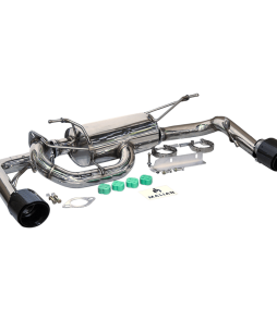 Mazda MX5/Miata NB 1.6/1.8 Twin 4" Carbon Tailpipes Resonated Catback Exhaust