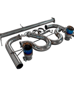 Mazda MX5/Miata 1.6/1.8 NA Dual 4" Exit Burnt Tailpipes Catback Exhaust, 89-96
