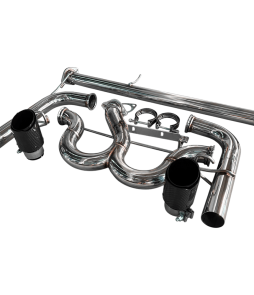 Mazda MX5/Miata 1.6/1.8 NA Dual 4" Exit Carbon Tailpipes Catback Exhaust, 89-96