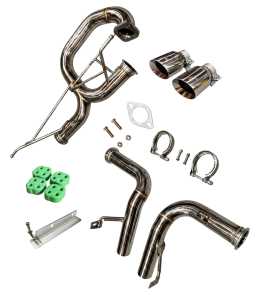 Mazda MX5/Miata NB 1.6/1.8 Dual 3 1/2" Exit Tailpipes Catback Exhaust