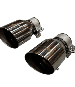2.5" Inlet, 102mm Baffled Tailpipe