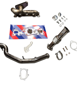Manifold, downpipe, adapter to 2.5" cat