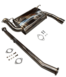 Mazda MX5/Miata Mk1 1.6/1.8 Sports Style Stainless Steel Exhaust, 89-96