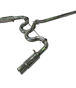 Mazda MX5/Miata Mk1 Miata Twin 4" JDM Cannon Exit Race Exhaust, 89-96